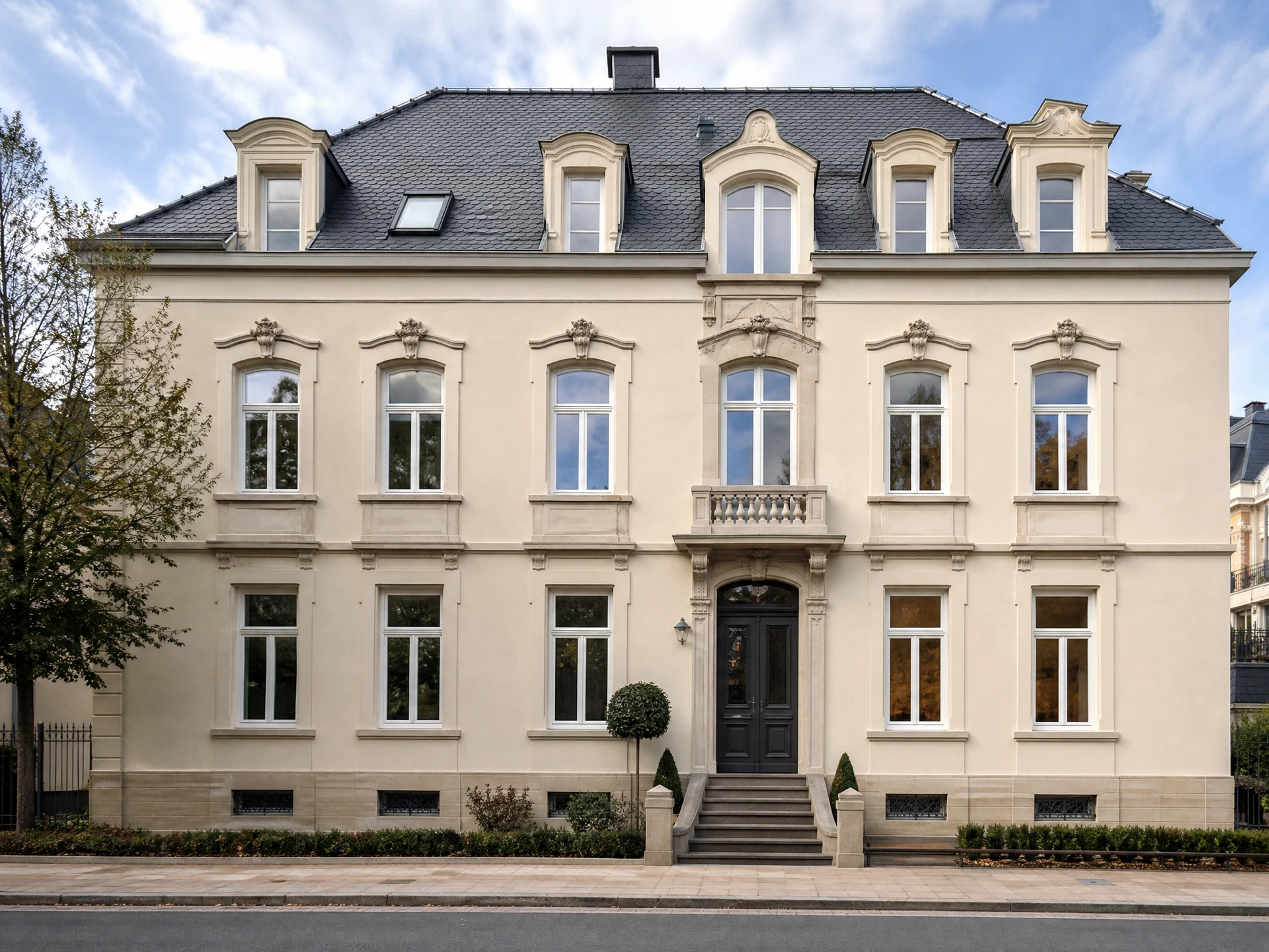 Même maison après ravalement de façade